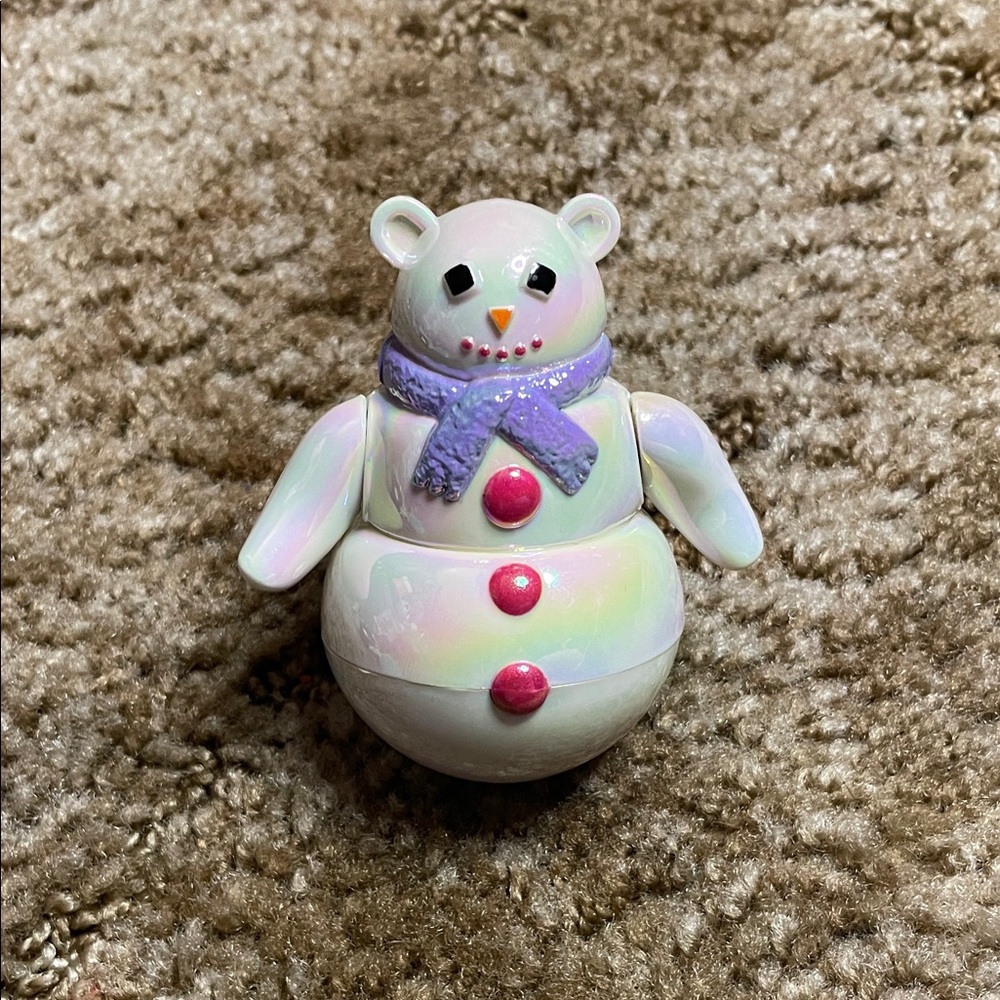 American Girl Doll Pleasant Company Bitty‎ Baby Snowbear Snowman Bear Chime Toy
